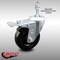 Service Caster 4 Inch SS Hard Rubber Swivel 3/8 Inch Threaded Stem Caster with Total Lock Brake SCC-SSTSTTL20S414-HRS-381615 - alternate 2
